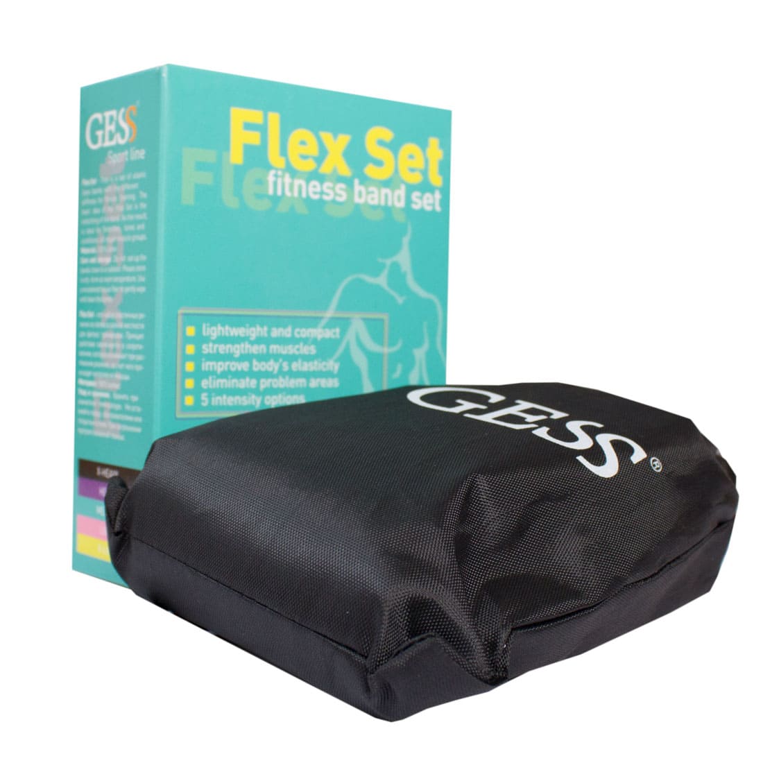 Резинки для фитнеса Flex Set GESS-092, 5 шт. купить в OrtoMir24
